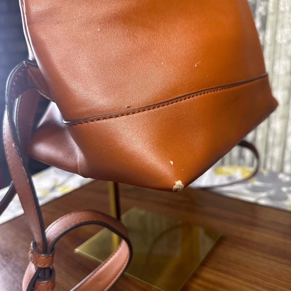 Anne Klein Brown Backpack with Structured Design - Picture 8 of 13